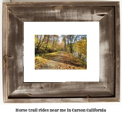 horse trail rides near me in Carson, California